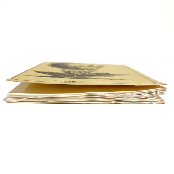 Vintage Ed Franklin Artwork Globe and Mail Notepad Newspaper Collectable Rare - Picture 5 of 8